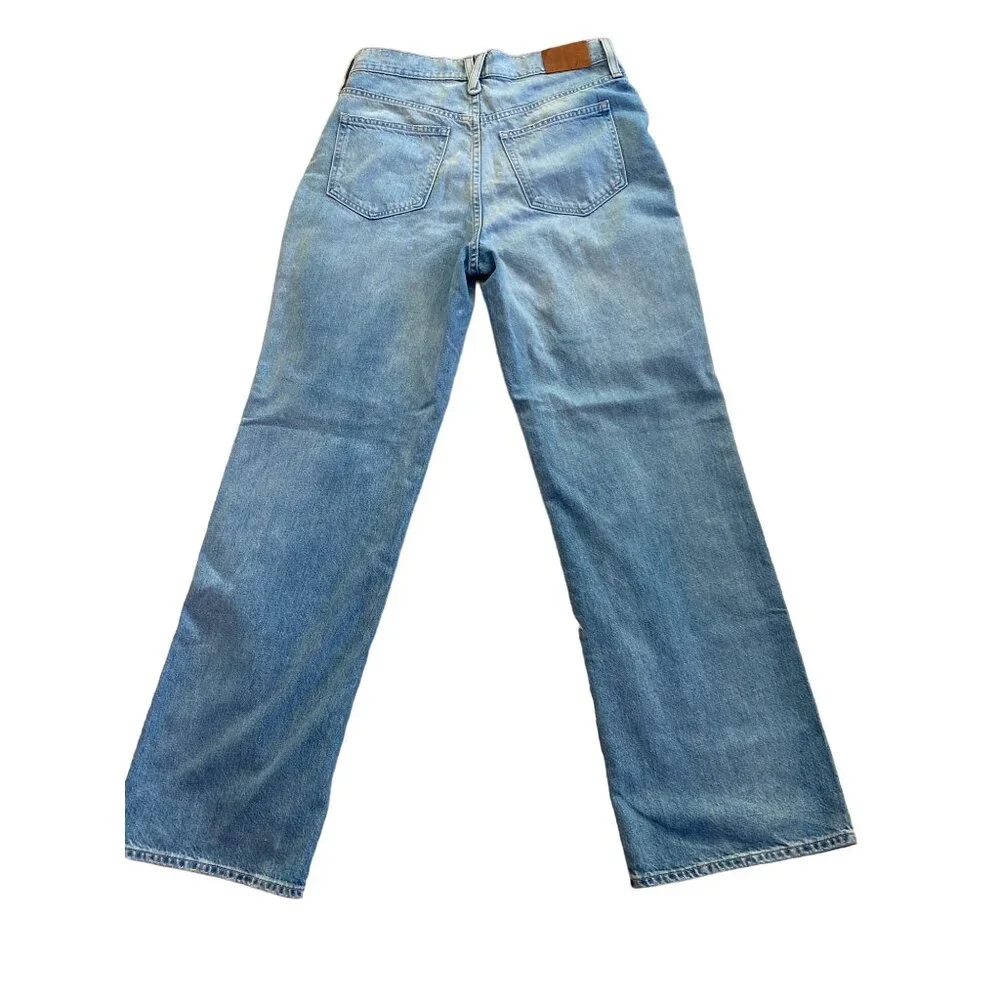 NWT J.Crew $138 Women's 29 High-rise '90s wide-leg Jeans Medium Wash "Sold Out" - Picture 4 of 14